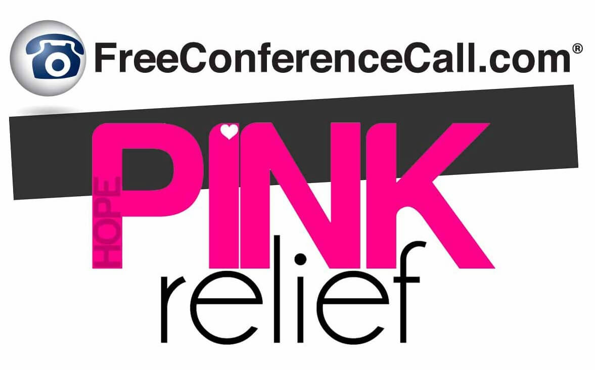 FreeConferenceCall.com Pink Relief event