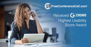 G2 Crowd awards FreeConferenceCall.com Highest Usability Score