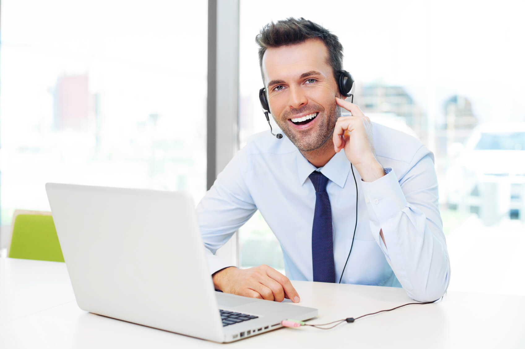 smiling businessman