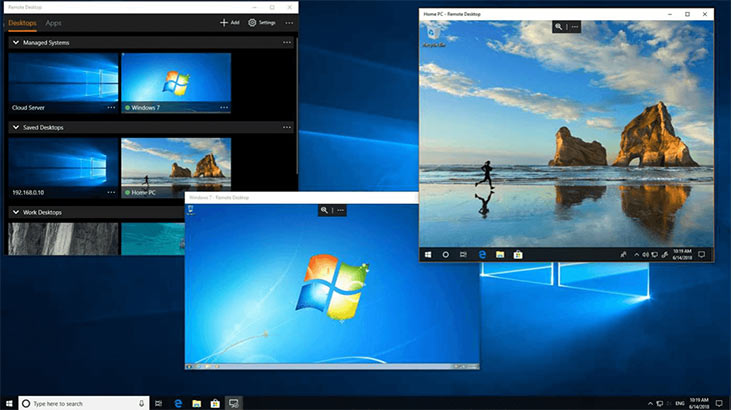 Windows Remote Desktop Connection